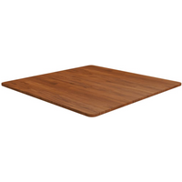vidaXL Square Table Top Dark Brown 80x80x1.5cm Treated Solid Wood Oak