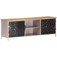 vidaXL TV Cabinet 120x30x40 cm Rough Mango Wood