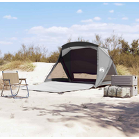 vidaXL Beach Tent 2-Person Grey Waterproof