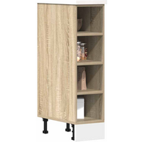 vidaXL Bottom Cabinet Riga Sonoma Oak 20x44.5x81.5 cm Engineered Wood