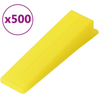vidaXL Tile Levelling Wedges 500 pcs