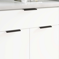 vidaXL Handle 725 pcs Black 120 x 39.6 x 17 mm Aluminium