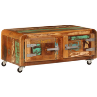 vidaXL Coffee Table 85x55x40 cm Solid Reclaimed Wood