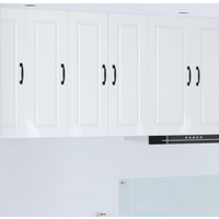vidaXL Kitchen Cabinet 2 pcs High Gloss White 30 x 31 x 80 cm