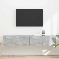 vidaXL TV Wall Cabinet Wall-mounted 2 pcs Concerte 78.5 x 31 x 29.5 cm