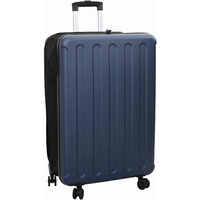 vidaXL Suitcase Folding Dark blue 50 x 30 x 76 cm ABS Plastic