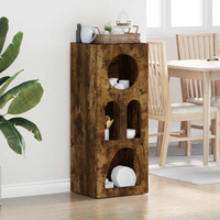 vidaXL Sideboard Smoked Oak 40 x 35 x 100.5 cm Engineered Wood