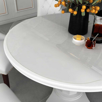 vidaXL Table Protector Transparent Ø 70 cm 1.6 mm PVC
