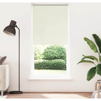 vidaXL Roller blind blackout 124.4x230 cm Fabric Width 120 cm off white