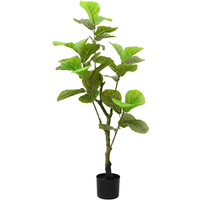 vidaXL Artificial Ficus Tree 30 Leaves 125 cm Green