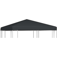vidaXL Gazebo Top Cover 310 g/m² 3x3 m Grey