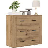 vidaXL Sideboard Artisan Oak 80x33x70 cm Engineered Wood