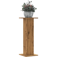 vidaXL Plant Stands 2 pcs Artisian Oak 30x30x80 cm Engineered Wood