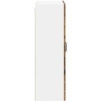 vidaXL Kitchen Wall Cabinet Wall-mounted Smoked Oak 60 x 31 x 100 cm