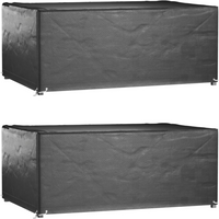 vidaXL Garden Furniture Covers 2 pcs 8 Eyelets 180x122x75 cm Rectangular