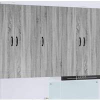 vidaXL Kitchen Cabinet Kalmar Grey Sonoma 30 x 31 x 100 cm