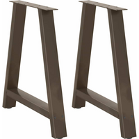 vidaXL Dining Table Legs A-Shaped 2 pcs 80x(72-73) cm Steel