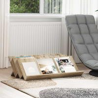 vidaXL Magazine Rack Sonoma Oak 90 x 53 x 28.5 cm Engineered Wood