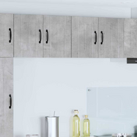 vidaXL Kitchen Wall Cabinets 2 pcs Concrete Grey 60 x 31 x 40 cm
