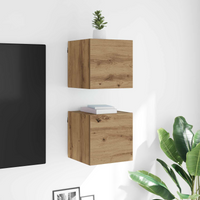 vidaXL TV Cabinet Artisan Oak 30.5 x 30 x 30 cm Engineered Wood