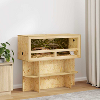 vidaXL Terrarium Brown 100 x 40 x 40 cm OSB