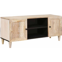 vidaXL TV Units with Shelf White 105 x 33 x 46 cm Engineered wood