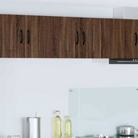 vidaXL Kitchen Wall Cabinet Brown Oak 60 x 31 x 40 cm Engineered Wood