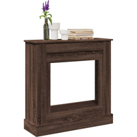 vidaXL Fireplace Surround Brown Oak 90x30x90 cm Engineered Wood