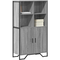vidaXL Highboard Grey Sonoma 79.5x35.5x137.5 cm Engineered wood