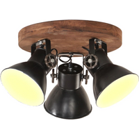 vidaXL Industrial Ceiling Lamp 25 W Black 42x27 cm E27