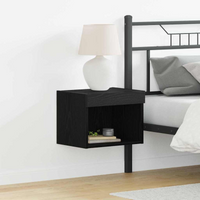 vidaXL TV Cabinet Set Black Oak 40 x 30 x 30 cm Engineered Wood