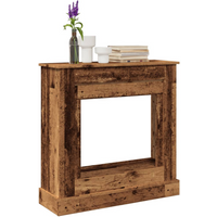 vidaXL Fireplace Surround Old Wood 90x30x90 cm Engineered Wood