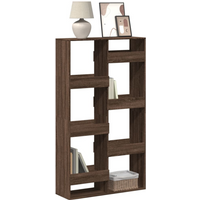 vidaXL Bookcase Brown Oak 100x33x175 cm Engineered Wood
