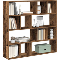 vidaXL Book Cabinet/Room Divider Old Wood 105x24x102 cm