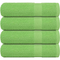vidaXL Bath Towels "FROGN" 4 pcs Apple Green 100x150 cm 360 gsm