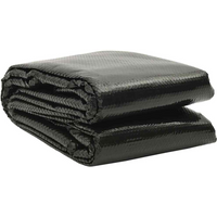 Floating Rectangular PE Solar Pool Film 8 x 5 m Black