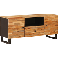 vidaXL TV Cabinet with Shelf Brown 105 x 33 x 46 cm Solid Mango Wood