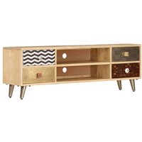 vidaXL TV Cabinet 120x30x40 cm Solid Mango Wood