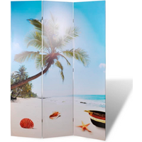 vidaXL Folding Room Divider 120x170 cm Beach