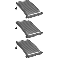 vidaXL Curved Pool Solar Heating Panels 3 pcs 72.5x46 cm
