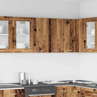 vidaXL Kitchen Wall Cabinet Lyon Old Wood 60x31x60 cm Engineered Wood