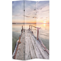 vidaXL Folding Room Divider 120x170 cm Lake