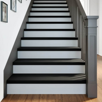 vidaXL Stair Treads 2 pcs Dark Brown 100x25x2 cm Solid Wood Oak