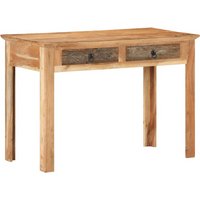 vidaXL Desk 110x50x75 cm Solid Reclaimed Wood
