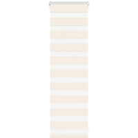 vidaXL Zebra Blind Marble Beige 45x100 cm Fabric Width 40.9 cm Polyester