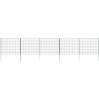 vidaXL Garden Fence Set 77.5x64 cm Green