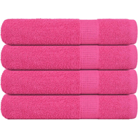 vidaXL Towels "FROGN" 4 pcs Pink 100x200 cm 360 gsm