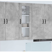 vidaXL Kitchen Cabinet Kalmar Concrete Grey 40 x 31 x 100 cm