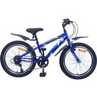 vidaXL Kids Bike 24'' 6-Speed for 8-12 Years Old Dark Blue