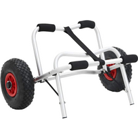 vidaXL Kayak Trolley Foldable 45 kg Aluminium